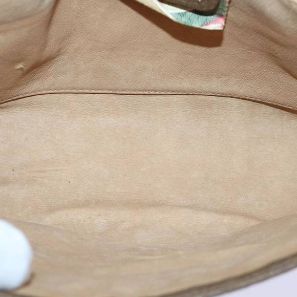 GUCCI GG Supreme Web Sherry Line Clutch Bag PVC Beige Gold 89 01 030 Auth 84639 - Picture 10 of 16